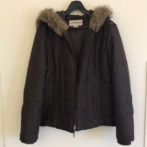 Brown winter coat